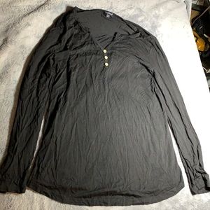 Tralilbee Women’s Black Buttoned Shirt Size XL